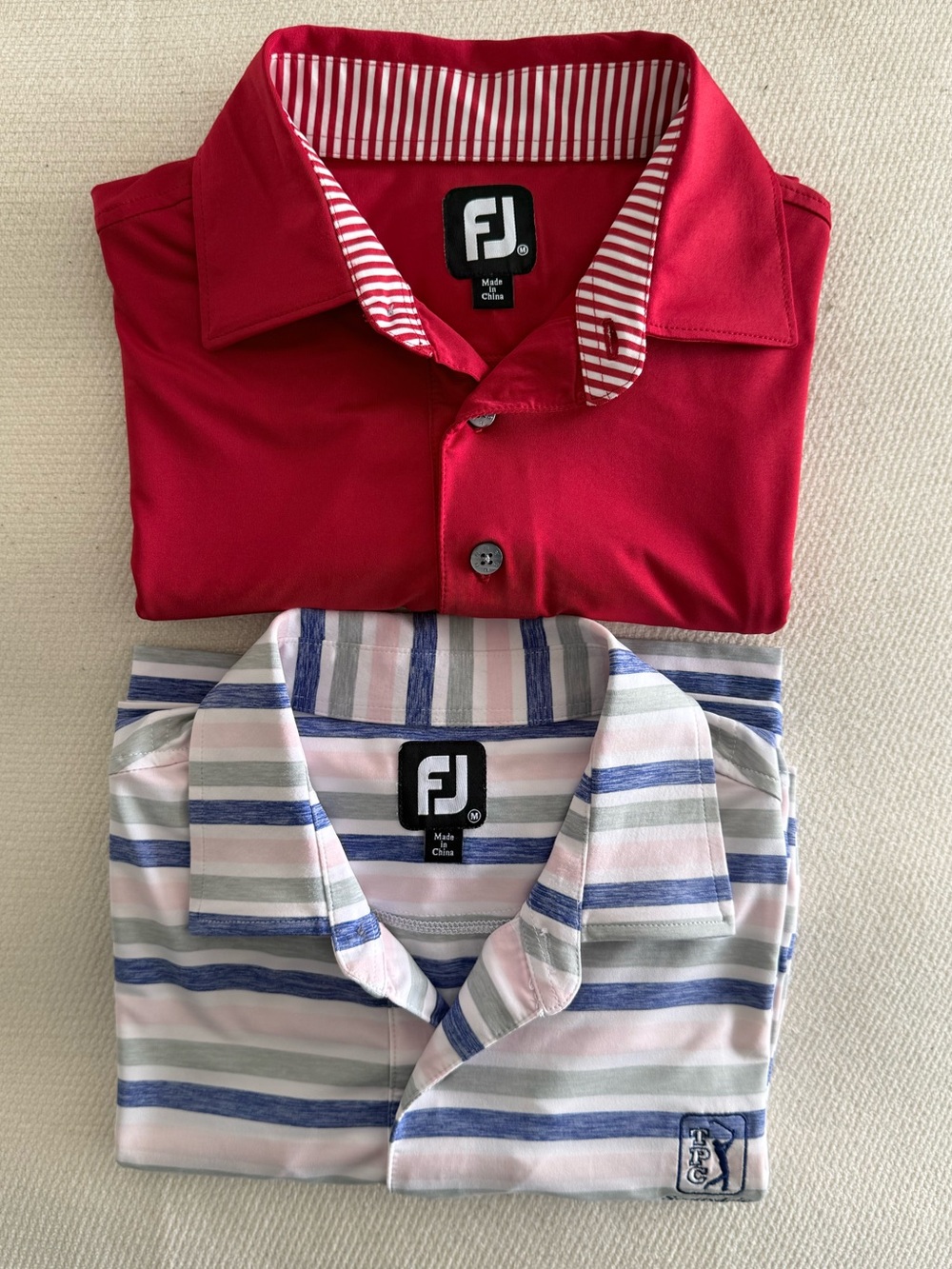Set of FootJoy Men’s Golf Polos